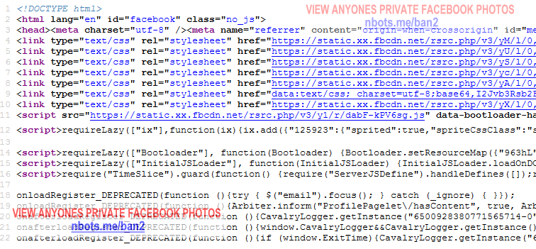 How To View Facebook Private Photos Photo Login Source Code.