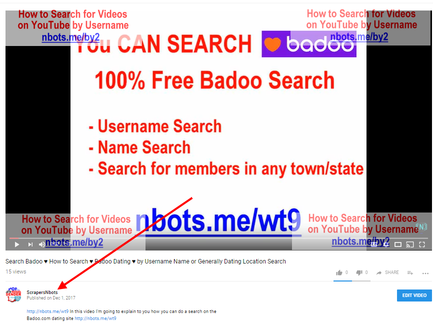 - how to Search Videos on Youtube by Username | Scrapers〘N〙Bots Blog