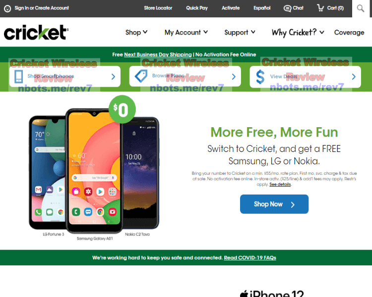 cricket wireless quick pay options