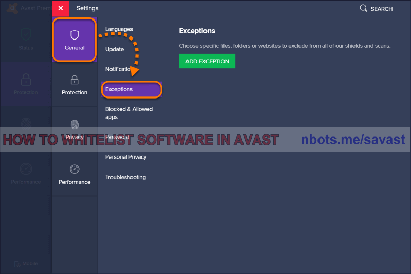avast blocking code blocks
