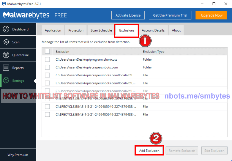 need permision to delete malwarebytes folder