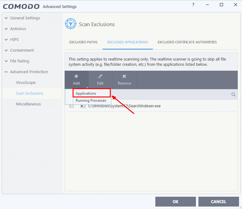 Comodo application agent не работает windows 10